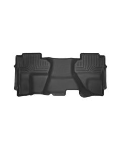 Husky Liners 14-15 Chevy Silverado Double Cab X-Act Contour Black 2nd Row Floor Liners - 53911