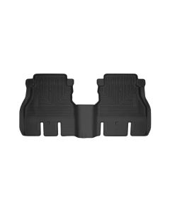 Husky Liners 19-24 JLU Jeep Wrangler 4 Door X-Act Contour Black Floor Liners (2nd Seat) - 54631