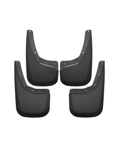 Husky Liners 07-13 Chevy Silverado 1500 LT / 07-14 Siverado 2500HD Front and Rear Mud Guards - Black - 56796