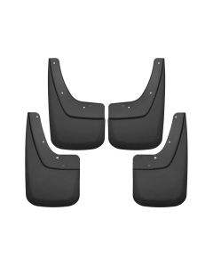 Husky Liners 14-17 GMC Sierra 1500 / 15-16 Sierra 2500 HD Front and Rear Mud Guards - Black - 56896