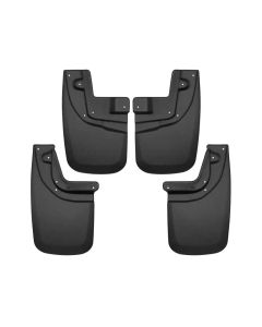Husky Liners 05-15 Toyota Tacoma w/ OEM Fender Flares Front and Rear Mud Guards - Black - 56936