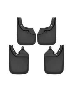 Husky Liners 16-22 Toyota Tacoma w/ OE Fender Flares Front and Rear Mud Guards - Black - 56946