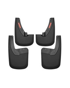 Husky Liners 09-17 Dodge Ram 1500/2500 Both w/ OE Fender Flares Front and Rear Mud Guards - Black - 58186