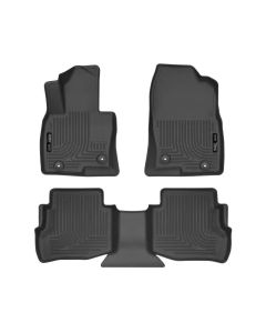 Husky Liners 2017 Mazda CX-9 WeatherBeater Floor Liner (Front and Second Rows) - Black - 95611