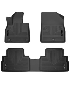 Husky Liners 20-22 Hyundai Palisade Weatherbeater Black Front & 2nd Seat Floor Liners - 95711
