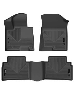 Husky Liners 2022 Hyundai Tucson Excl. Hybrid Weatherbeater Black Front & 2nd Seat Floor Liners - 95781