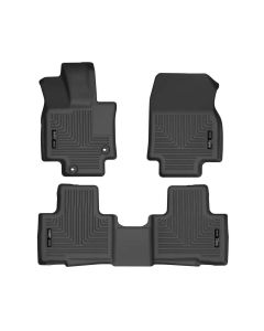 Husky Liners 20-21 Highlander All / 21 Highlander XSE Weatherbeater Front & 2nd Seat Liners - Black - 95791