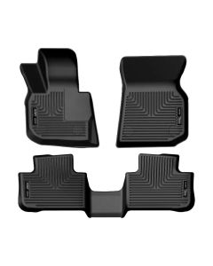 Husky Liners 18-23 BMW X3 Weatherbeater Black Front & 2nd Seat Floor Liners - 95911
