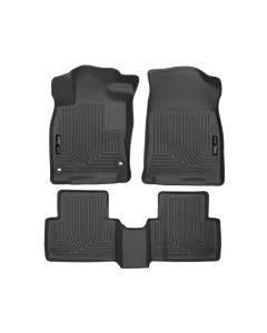 Husky Liners 2016 Honda Civic (4DR) WeatherBeater Combo Black Floor Liners - 98461
