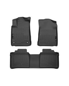 Husky Liners 13-14 Toyota Avalon Electric/Gas Weatherbeater Black Front & 2nd Seat Floor Liners - 98501