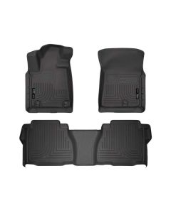 Husky Liners 14 Toyota Tundra Weatherbeater Black Front & 2nd Seat Floor Liners - 99581