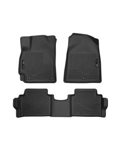 Husky Liners 2017 Hyundai Elantra Weatherbeater Black Front and Second Row Floor Liners - 98871