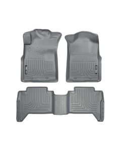 Husky Liners 05-13 Toyota Tacoma WeatherBeater Combo Grey Floor Liners - 98952