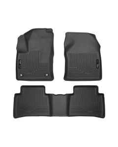 Husky Liners 2016 Toyota Prius Weatherbeater Black Front & 2nd Seat Floor Liners (Footwell Coverage) - 98991