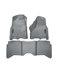 Husky Liners 2012 Dodge Ram 1500/2500/3500 Crew Cab WeatherBeater Combo Gray Floor Liners - 99002
