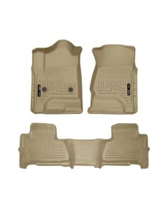 Husky Liners 2015 Chevy/GMC Tahoe/Yukon WeatherBeater Combo Tan Floor Liners - 99203