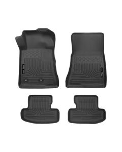 Husky Liners 15-22 Ford Mustang WeatherBeater Black Front & Second Seat Floor Liner - 99371