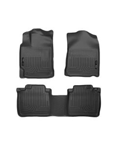Husky Liners 10-13 Lexus RX350/RX450h WeatherBeater Black Front & 2nd Seat Floor Liners - 99551