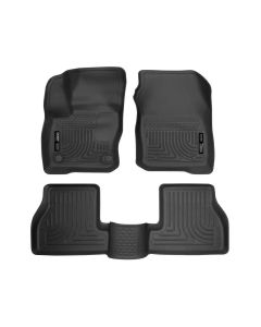 Husky Liners Weatherbeater 2016 Ford Focus RS Front & 2nd Seat Floor Liners - Black - 99781