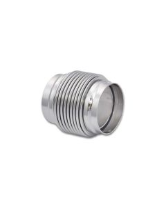 Vibrant SS Bellow Assembly w/ Solid Liner 2.25in inlet/outlet ID x 3in overall L Electro Polished - 68683