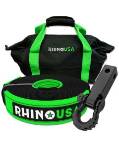 Rhino USA 30Ft Tow Strap/Hitch Combo - RNO-30STRAPHITCH