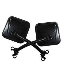 Rampage 1976-1983 Jeep CJ5 Mirror Kit - Black - 7618