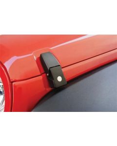 Rampage 2007-2018 Jeep Wrangler(JK) Hood Catch Locking - Black - 76336