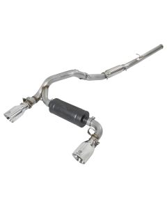 aFe Takeda 3in 304 SS Cat-Back Exhaust w/ Polished Tip 16-18 Ford Focus RS 2.3L (t) - 49-33103-P
