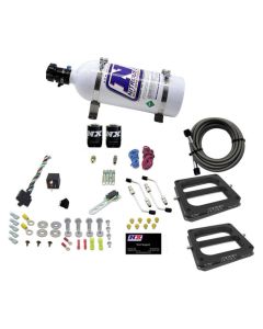 Nitrous Express Dual Dom/Alc Nitrous Kit (100-500HP) w/5lb Bottle - 50275-05