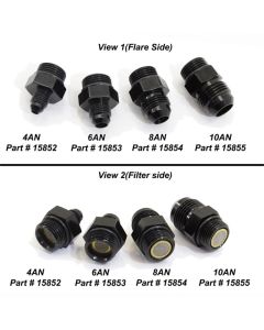 Nitrous Express 4AN to 8AN Orb Filter Fitting for Lightning 375 - 15852