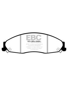 EBC 05-08 Pontiac Grand Prix 5.3 Yellowstuff Front Brake Pads - DP41841R