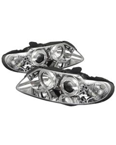 Spyder Pontiac GTO 04-06 Projector Headlights LED Halo LED Chrome High H1 Low H1 PRO-YD-PGTO04-HL-C - 5011756
