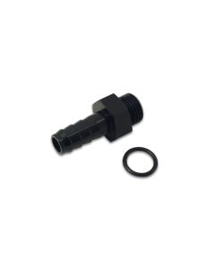 Vibrant Aluminum Male -6AN ORB to 1/8in Barb w/O-Ring - Anodized Black - 11315