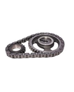 COMP Cams High Energy Timing Chain Set for Chevrolet Small Block V8 1955-1986, Single Roller Chain, Steel Construction, Black Finish - 3205CPG