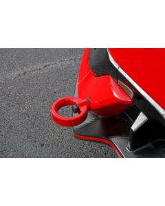 Perrin 10th Gen Civic SI/Type-R/Hatchback Tow Hook Kit (Rear) - Red - PHP-BDY-251RD