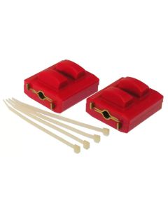 Prothane GM Motor Mount Small Clamshell - Red - 7-506