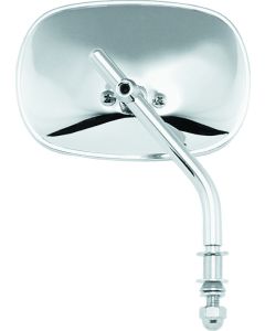 Bikers Choice 65-Up Chrome Stamped Steel Mirror Replaces H-D 91869-83T - 490738