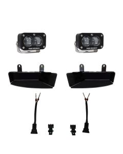 Baja Designs 19-22 Dodge RAM 2500/3500 S2 SAE Fog Pocket Light Kit - Clear - 448165