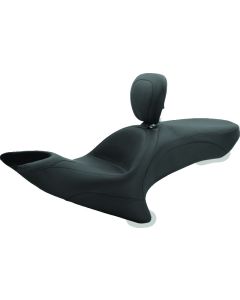 Mustang 08-21 Harley Rd King, 06-07 Str Glide 1906-07,00-05 Eagle Touring Solo Seat Diamond - Black - 79725