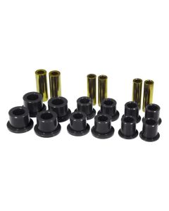 Prothane 99-04 Ford F250/350 SD 2/4wd Front Leaf Spring Bushings - Black - 6-1025-BL