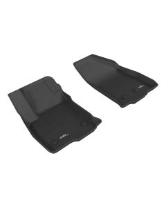 3D MAXpider 2016-2019 Chevrolet Volt Kagu 1st Row Floormat - Black - L1CH07911509