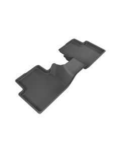 3D MAXpider 2016-2019 Mazda CX-3 Kagu 2nd Row Floormats - Black - L1MZ05121509