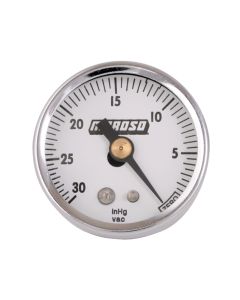 Moroso Vacuum Gauge - 0-30in Hg - 1.5in Diameter - 89610
