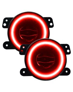Oracle Jeep Wrangler JK/JL/JT High Performance W LED Fog Lights - Red - 5846-003