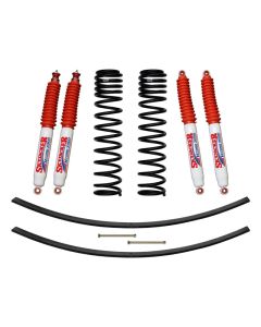 Skyjacker 3in Front Dual Rate Long Trvl Coil Suspension Kit w/ Rear Add A Leafs & Hydro 7000 Shocks - JC305BPHLT