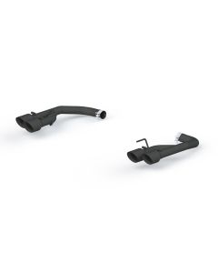 MBRP 2.5" Black Coated Axleback Exhaust w/ Quad 4" Dual Wall Tips Ford Mustang GT 5.0L 2018-2022- MB - S7211BLK