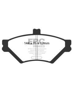 EBC 95-97 Ford Crown Victoria 4.6 (Phenolic Pistons) Yellowstuff Front Brake Pads - DP41169R
