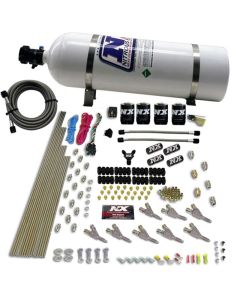 Nitrous Express Vortech Nozzle Nitrous Kit w/15lb Bottle - 80016-15
