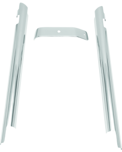 Kuryakyn Downtube Covers 07-17 Softail Chrome - 7863