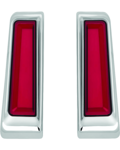 Kuryakyn Tracer L.E.D. Inserts For Saddlebag Supports Chrome - 2900